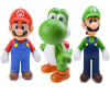Pack 3 Figuras Yoshi, Mario y Luigi 12cm - 10cm Calidad PVC3