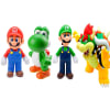 Pack 4 Figuras Mario R + Luigi V + Yoshi + Bowser 23-205