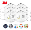 Pack 6 und Mascarilla 3M KN95 9501 V+ con Válvula Respirador1