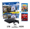 Consola PS4 Mega Pack 6 Slim 1TB + Crash Nitro Fueled + Spiderman1
