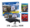 Consola PS4 Mega Pack 6 Slim 1TB + Crash Bandicoot + Spiderman1