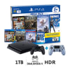Consola PS4 Mega Pack 6 Slim 1TB + Mando DualShock 4 V2 Azul Titanio1