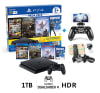 Consola PS4 Mega Pack 6 Slim 1TB + Soporte de Celular para Mando PS41