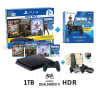 Consola PS4 Mega Pack 6 + Mando PS4 Fortnite + Soporte de Celular1