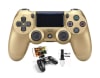 Mando PS4 DualShock 4 V2 Oro Gold Dorado + Soporte de Celular1