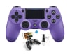 Mando PS4 DualShock 4 Púrpura / Morado Eléctrico + Soporte de Celular1