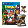 Juego PS4 Crash Bandicoot N. Sane Trilogy + Funko Tiny Tiger N° 5331