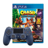 Juego PS4 Crash Bandicoot + Mando DualShock 4 Azul Noche Midnight Blue1