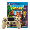 Juego PS4 Crash Bandicoot Trilogy + Mando DualShock V2 Oro Gold Dorado1