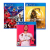 Juego PS4 PES 2020 + FIFA 20 + Mortal Kombat 111