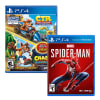 Juego PS4 Bundle Crash Nitro y Crash Bandicoot + Marvel Spiderman1