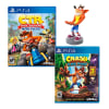 Juego PS4 Crash Nitro + Crash Bandicoot + Soporte Crash XL 30CM1