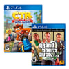 Juego PS4 Crash Team Racing Nitro Fueled + GTA V Premium Online1