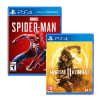 Juego PS4 Marvel Spiderman + Mortal Kombat 111
