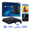 Consola PS4 Pro 1TB 4K HDR + Mortal Kombat 11 + Mortal Kombat XL1