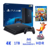Consola PS4 Pro 4K 1TB + Crash Nitro + Soporte Crash Bandicoot 30CM1