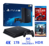 Consola PS4 Pro 1TB 4K HDR + Spiderman + Resident Evil 21