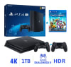 Consola PS4 Pro 1TB 4K + Plantas Vs Zombies Neighborville + Mando V21