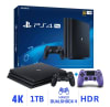 Consola PS4 Pro 1TB 4K + Mando DualShock 4 Púrpura Morado Eléctrico1