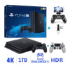 Consola PS4 Pro 1TB 4K + Mando Crystal + Soporte de Celular para Mando1