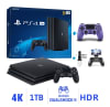 Consola PS4 Pro 1TB 4K + Mando Púrpura + Soporte de Celular1