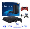 Consola PS4 Pro 1TB 4K + Mando Rojo Camuflado + Soporte de Celular1