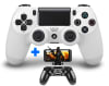 Mando PS4 Blanco V2 Compatible Soporte de Celular Cable4