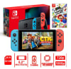 Consola Nintendo Switch Neon Batería Extendida + Super Mario Party1