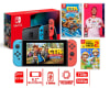Consola Nintendo Switch 2019 + Crash Nitro + Fifa 20 + Mario Maker 21