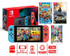 Consola Nintendo Switch Batería Extendida + Crash + Zelda + Smash Bros1