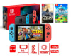 Consola Nintendo Switch Batería + Zelda Breath The Wild + Zelda Links1