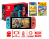 Consola Nintendo Switch Batería + Pokémon Go Pikachu + Mario Maker 21