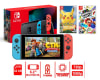 Consola Nintendo Switch Batería + Pokémon Lets Pikachu + Mario Party1