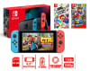 Consola Nintendo Switch Batería + Mario Odyssey + Super Mario Party1