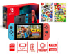 Consola Nintendo Switch Batería + Mario Party + Mario Bros U Deluxe1