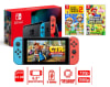 Consola Nintendo Switch Batería + Mario Bros U Deluxe + Mario Maker 21