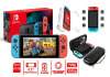 Consola Nintendo Switch Batería + Estuche Carbón Negro + Case + Mica1