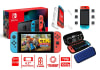 Consola Nintendo Switch Batería Extendida + Estuche Azul + Case + Mica1