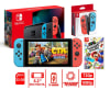 Consola Nintendo Switch Batería + Joy Con Neon Red Blue + Mario Party1