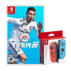 Mando Nintendo Switch Joy Con Neon Red & Blue + Fifa 191