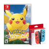 Mando Nintendo Switch Joy Con Red & Blue + Pokémon Lets Go Pikachu1