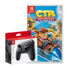 Mando Nintendo Switch Pro Controller + Crash Team Racing Nitro Fueled1