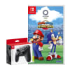 Mando Nintendo Switch Pro Controller + Mario & Sonic Olympic Games1