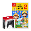 Mando Nintendo Switch Pro Controller + Super Mario Maker 21