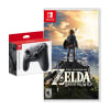 Mando Nintendo Switch Pro Controller + The Legend Of Zelda Breath Wild1