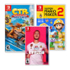 Pack Juegos Nintendo Switch Crash Nitro + Fifa 20 + Mario Maker 21