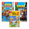 Pack Juegos Nintendo Switch Crash Nitro + Bandicoot + Mario Maker1