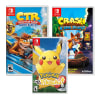 Pack Juegos Nintendo Switch Crash Nitro + Bandicoot + Lets Pikachu1