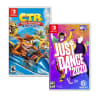 Juego Nintendo Switch Crash Team Racing Nitro Fueled + Just Dance 20201