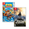 Juego Nintendo Switch Crash Nitro Fueled + Zelda Breath Of The Wild1